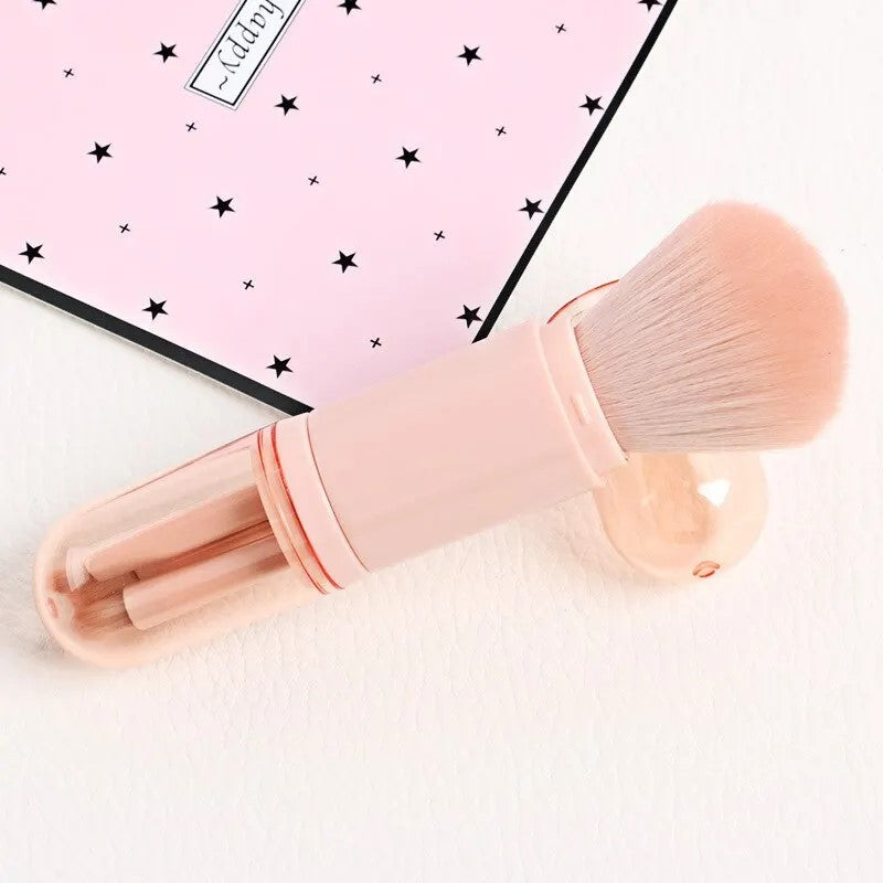 4-in-1 Reise-Make-up Pinselset
