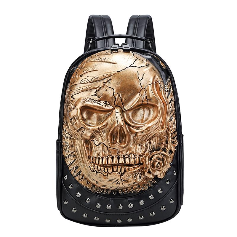 Rucksack mit Totenkopf-Motiv – Bild 3 | LuxeStyle