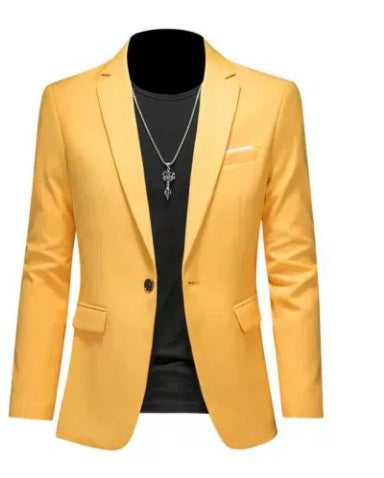 Herren Slim-Fit Blazer im koreanischen Stil
