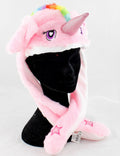 Mütze Einhorn mit beweglichen Ohren rosa mit Luftpumpe