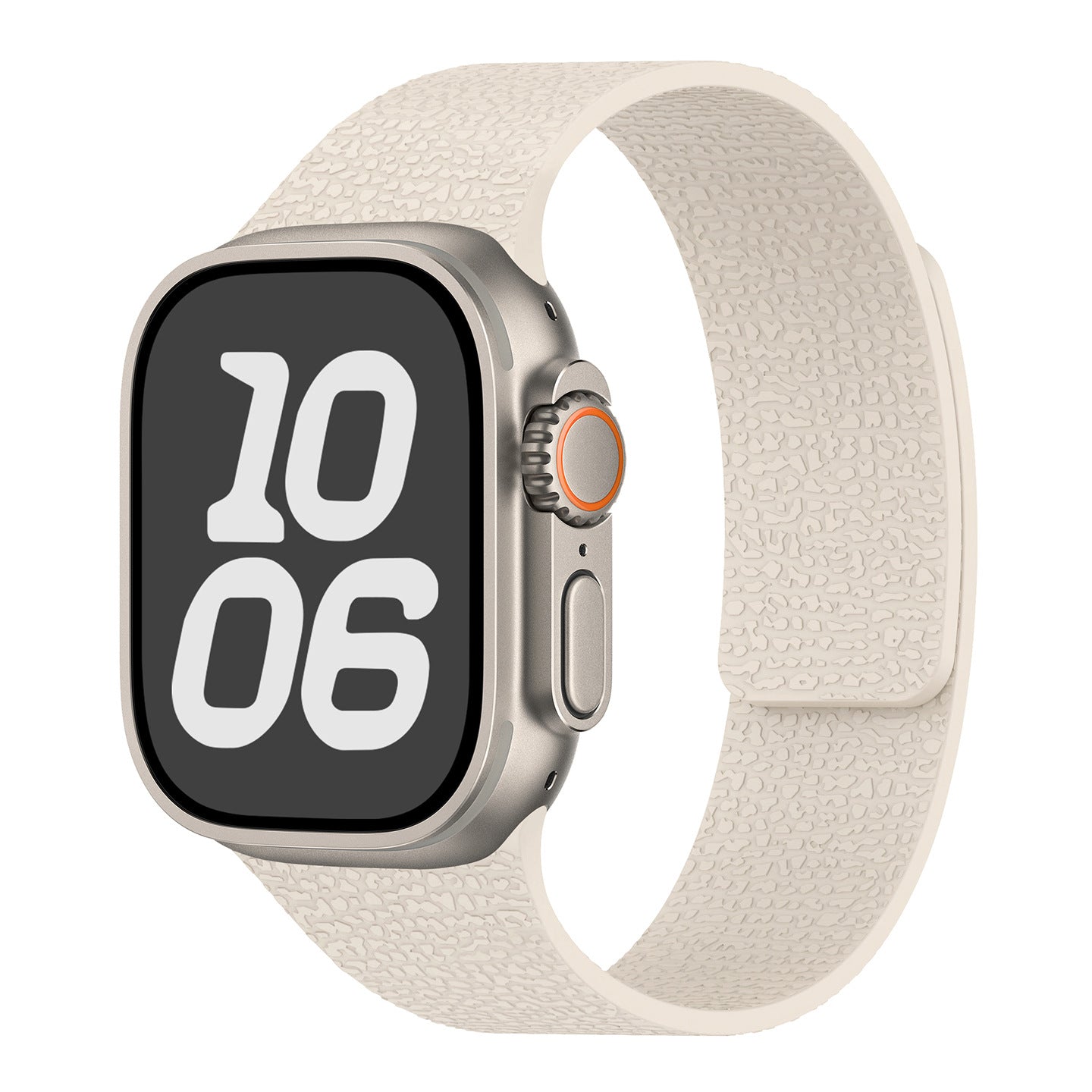 IwatchS10 Silikonarmband mit Litschi-Muster