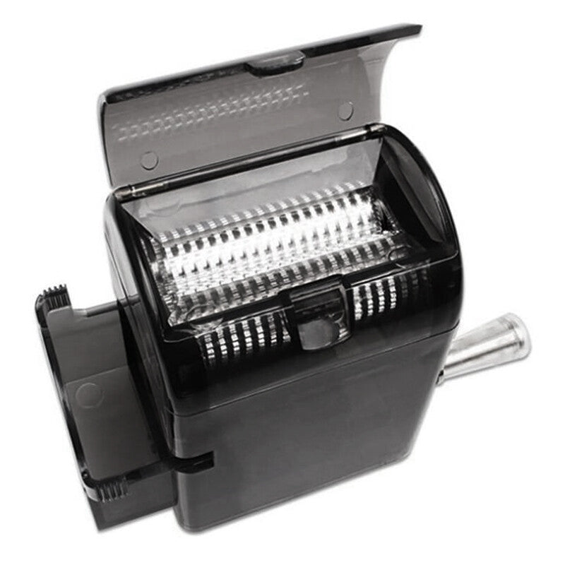 Schwarzer Kräuter-Tabak-Grinder mit Box