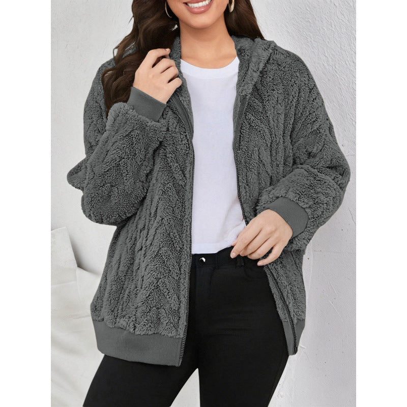 Jacke mit Kapuze und Reissverschluss – Bild 9 | LuxeStyle