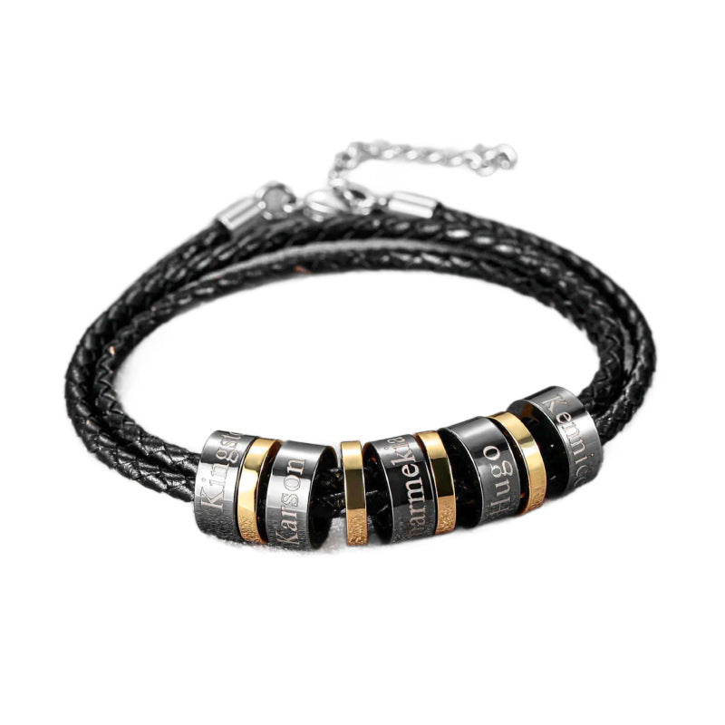 Geflochtenes Lederarmband für Männer – Bild 6 | LuxeStyle