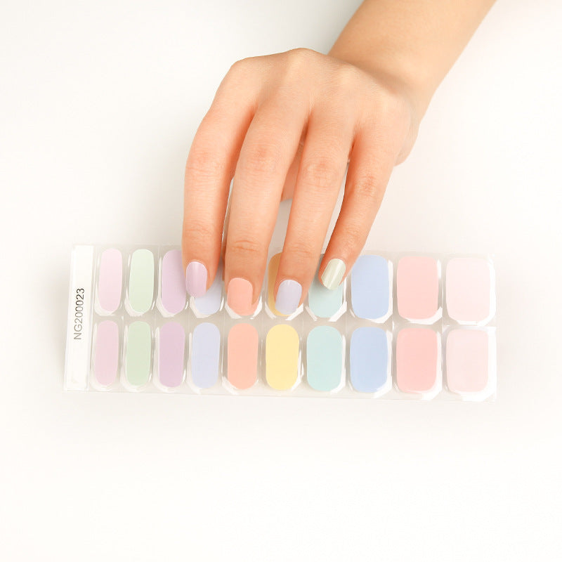 Koreanische Semi-Cured Nagelsticker zum Aufkleben – Bild 18 | LuxeStyle