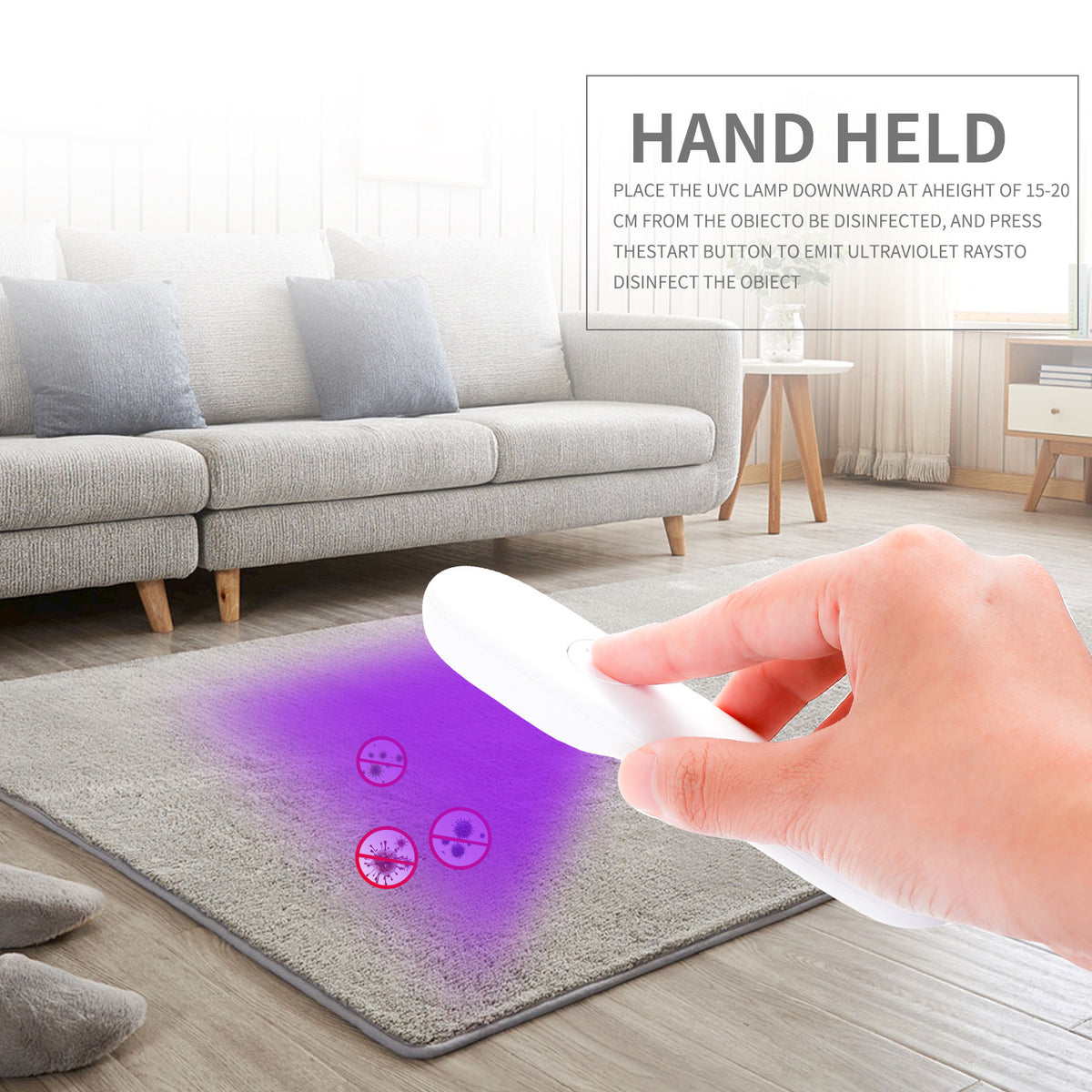 Handlicher UV-Desinfektionsstab – Bild 2 | LuxeStyle