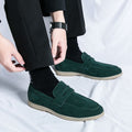 Elegante Slip-on Herrenschuhe mit spitzer Kappe