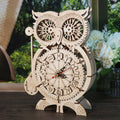 3D Holzpuzzle Eulen-Uhr Bausatz