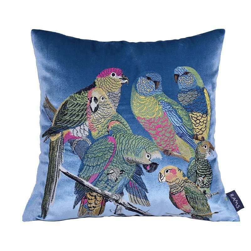 Papagei Samt-Kissen – Bild 8 | LuxeStyle