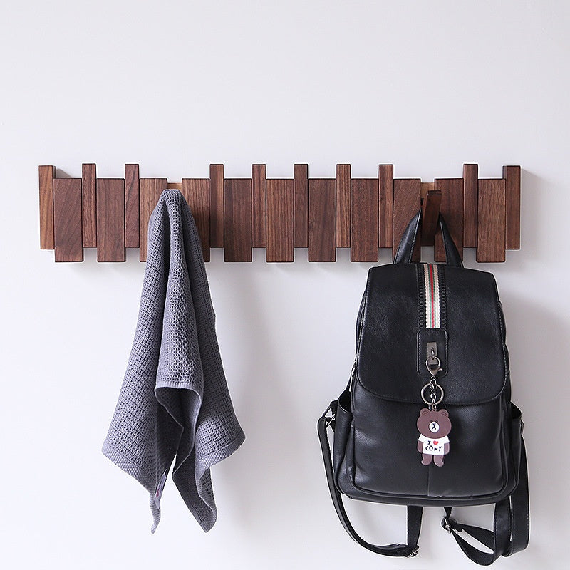Wand-Hakenleiste aus Holz