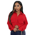 Elegante Langarm-Bluse für Damen