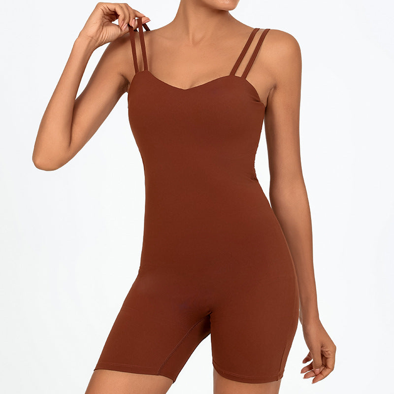 Einteilige Shorts mit Beauty Rücken