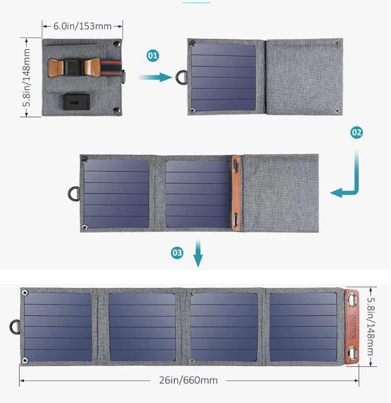 Solar-Ladegerät für Handy & Tablet – Bild 1 | LuxeStyle