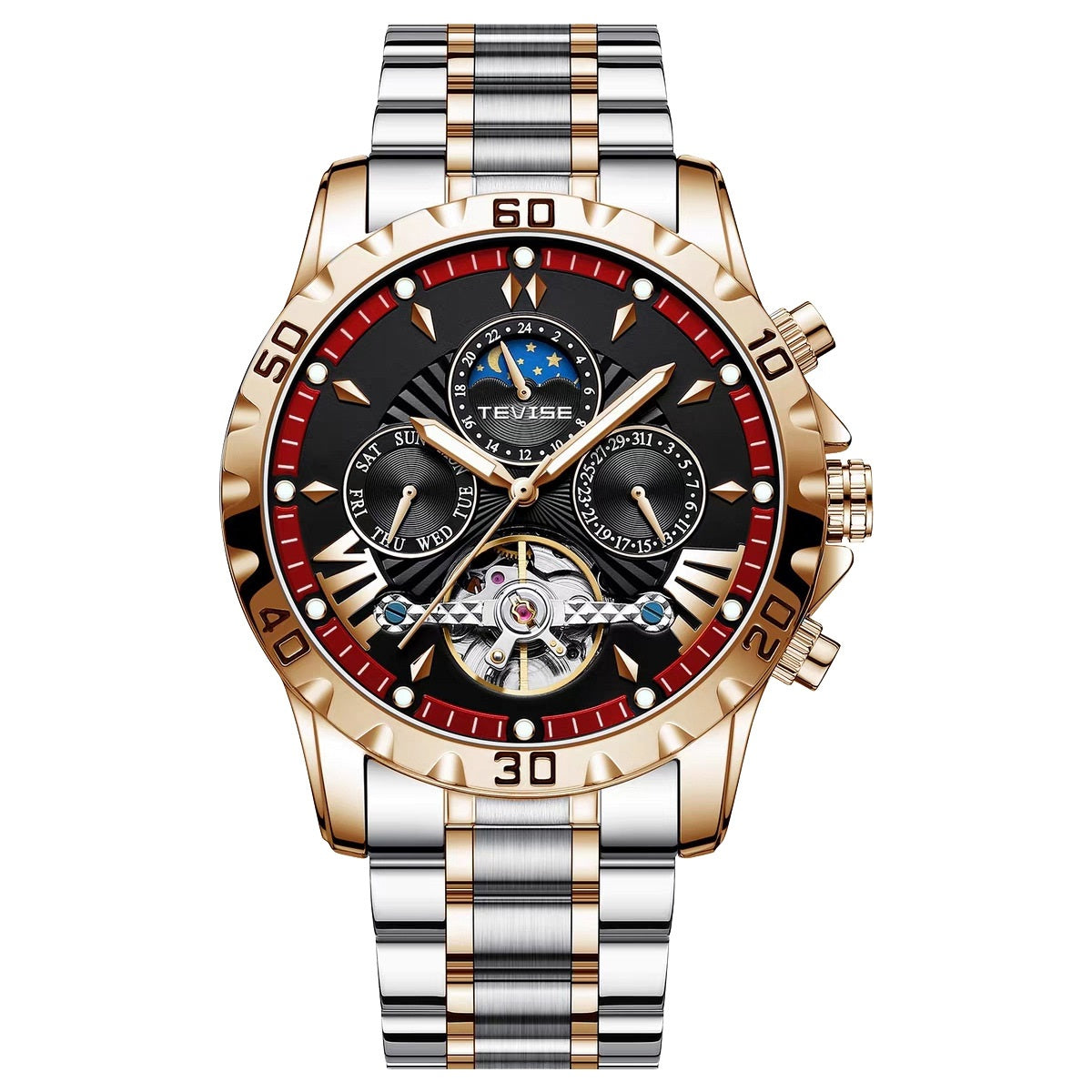 Männliche Business-Uhr mit Tourbillon