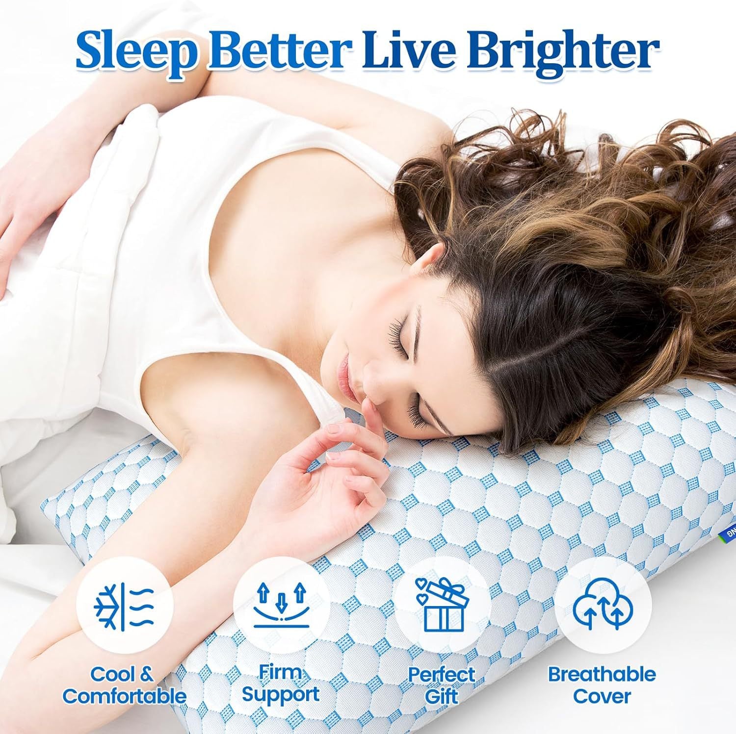 Memory Foam Kissen für erholsamen Schlaf