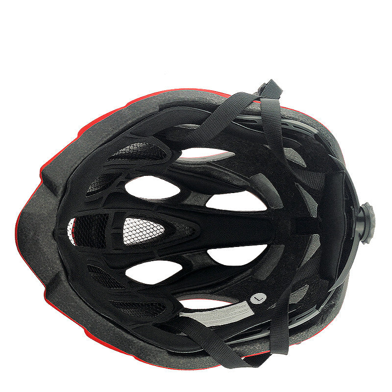 moon Fahrradhelm MV53 L schwarz, weiss, rot