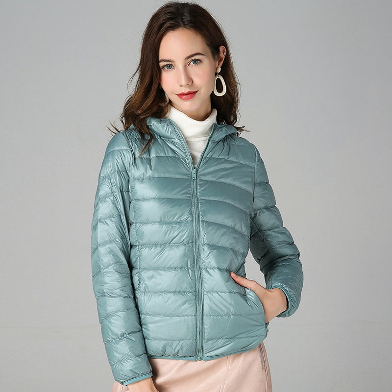 Daunenmantel Slim-Fit