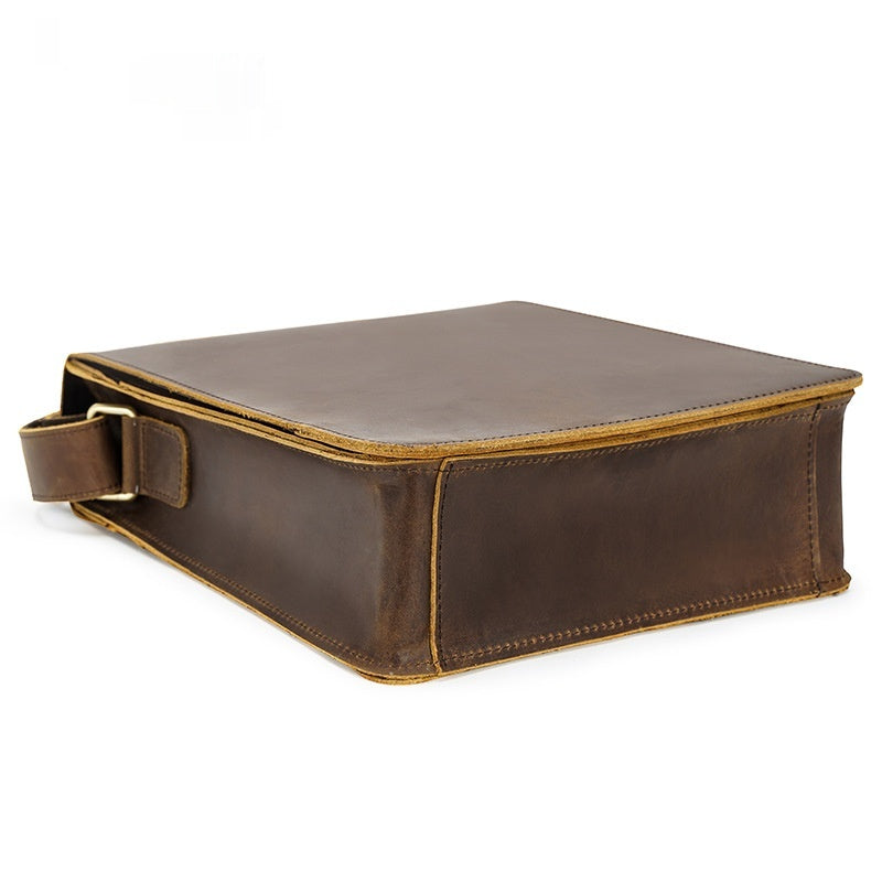 Vintage Leder-Crossbody-Bag