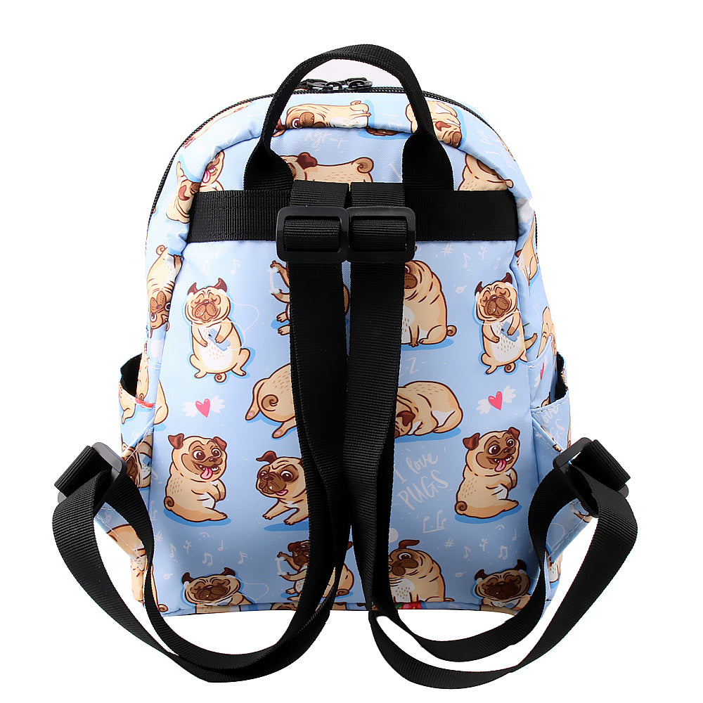 Mini-Rucksack mit verspieltem Welpen-Print – Bild 3 | LuxeStyle