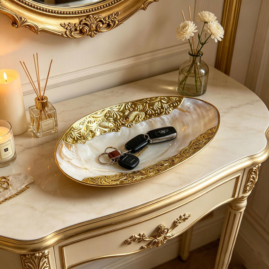 Muschel-Dekotablett für den Schreibtisch – Bild 13 | LuxeStyle