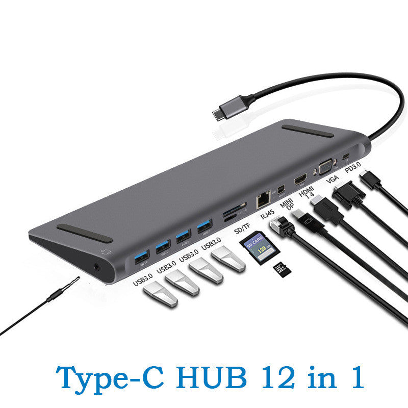 USB-C Hub Dockingstation 12-in-1 – Bild 5 | LuxeStyle