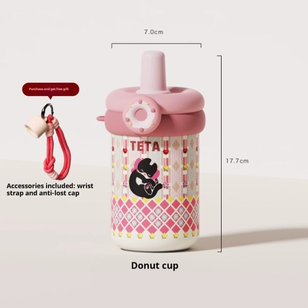 Trinkflasche mit Tragegurt – 450 ml – Bild 3 | LuxeStyle