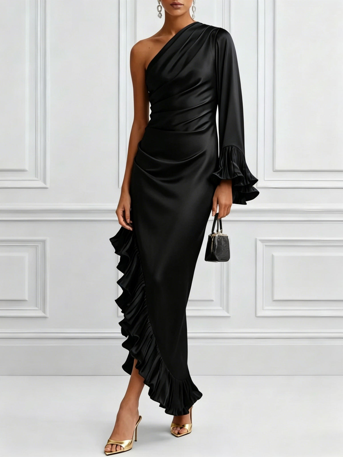 Satin-Abendkleid · Damen – Bild 9 | LuxeStyle