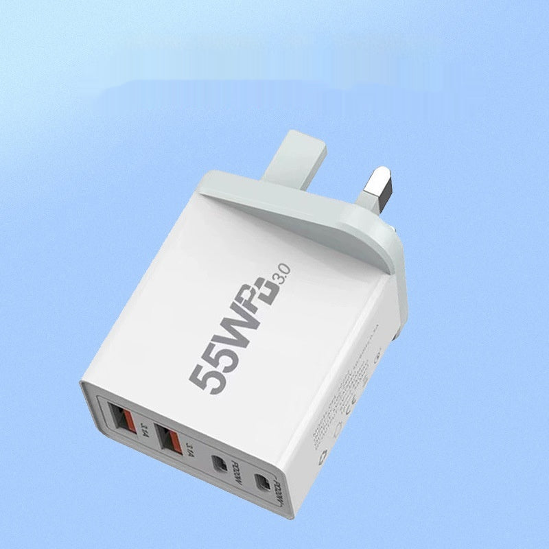 Multi-Port USB-Ladestecker 55W