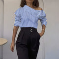 Streifen-Langarmshirt