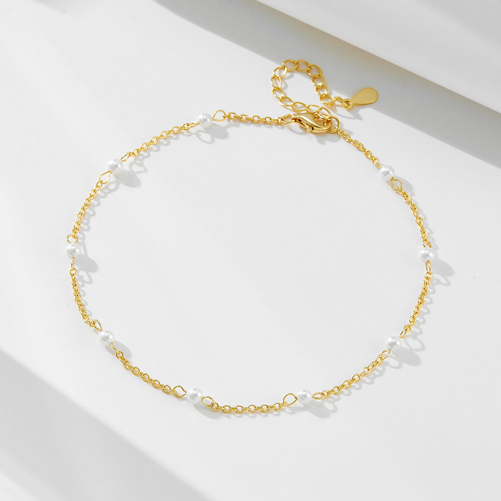 Sommerperlen-Anklet