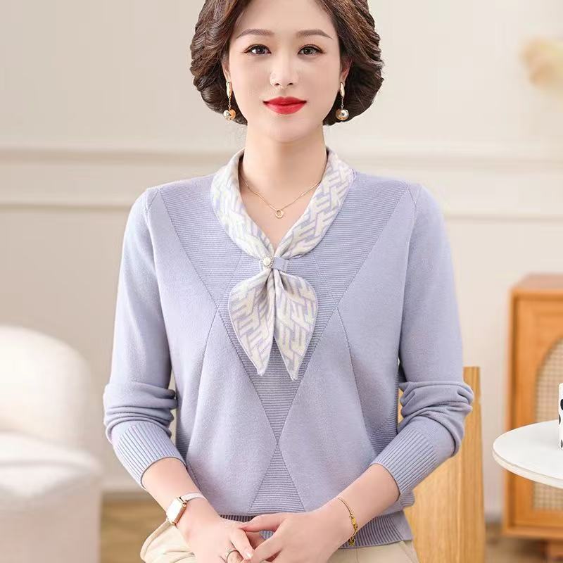 Geometrisches Pullover-Sweater
