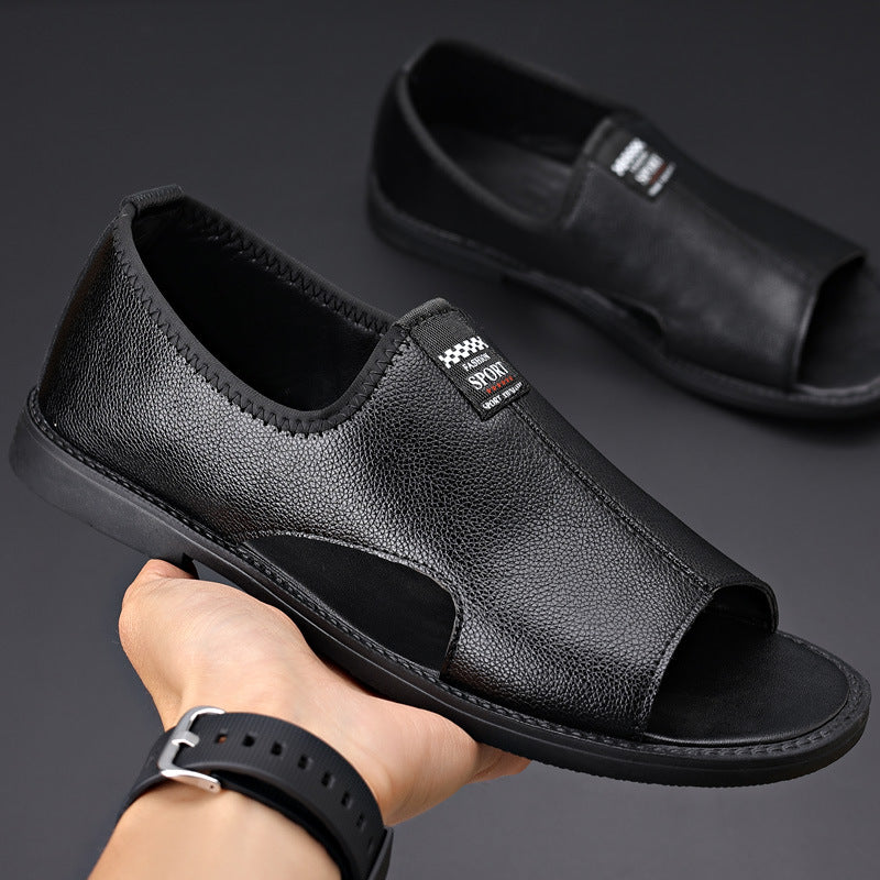 Roman Casual Sandalen aus weichem Leder