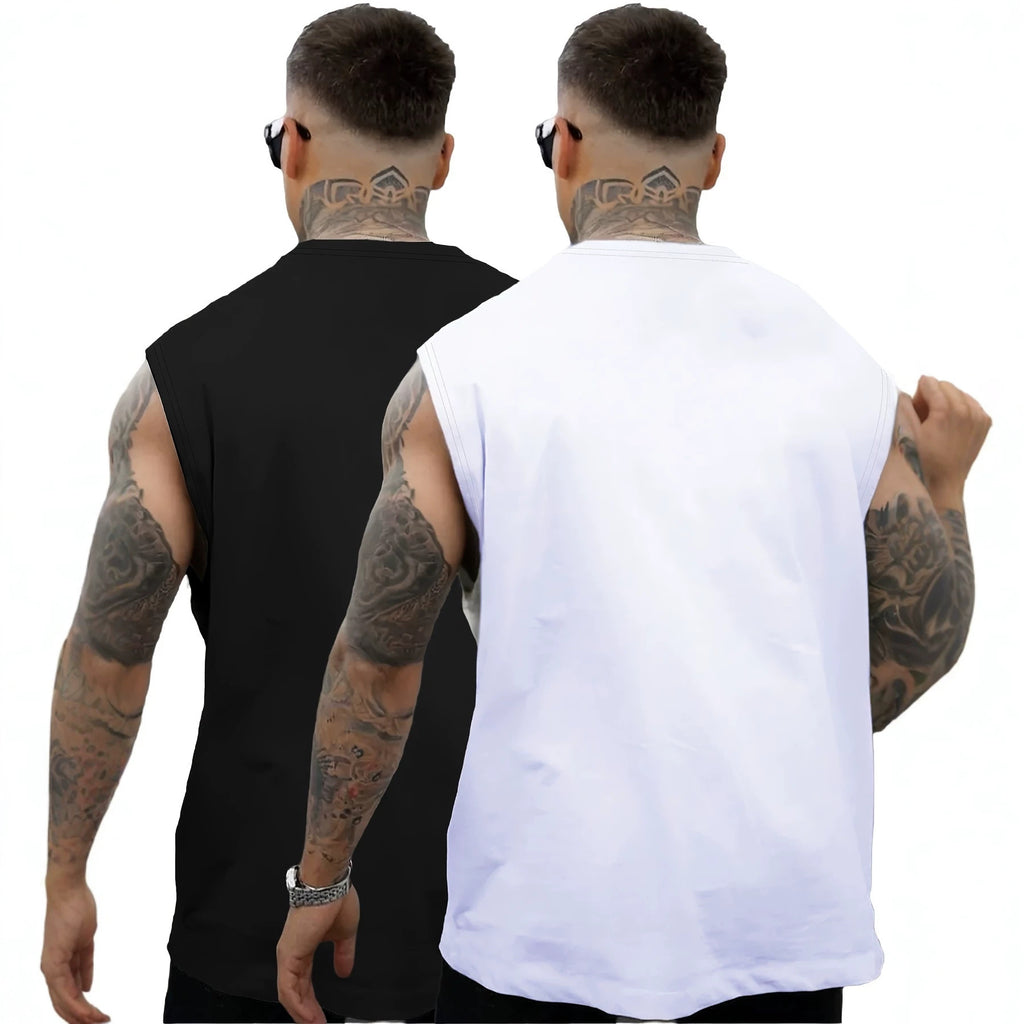 Herren Retro Tanktop Set – 2 Stück