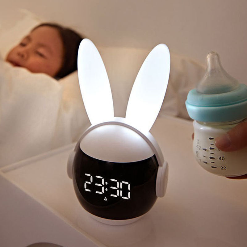 Hasen-Wecker mit Nachtlicht und Smart Charging | LuxeStyle