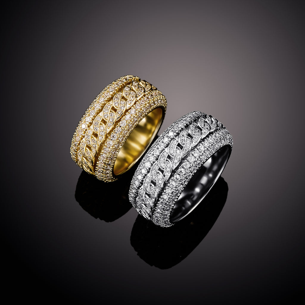 Kubanischer Ring mit Zirkonia – Bild 5 | LuxeStyle