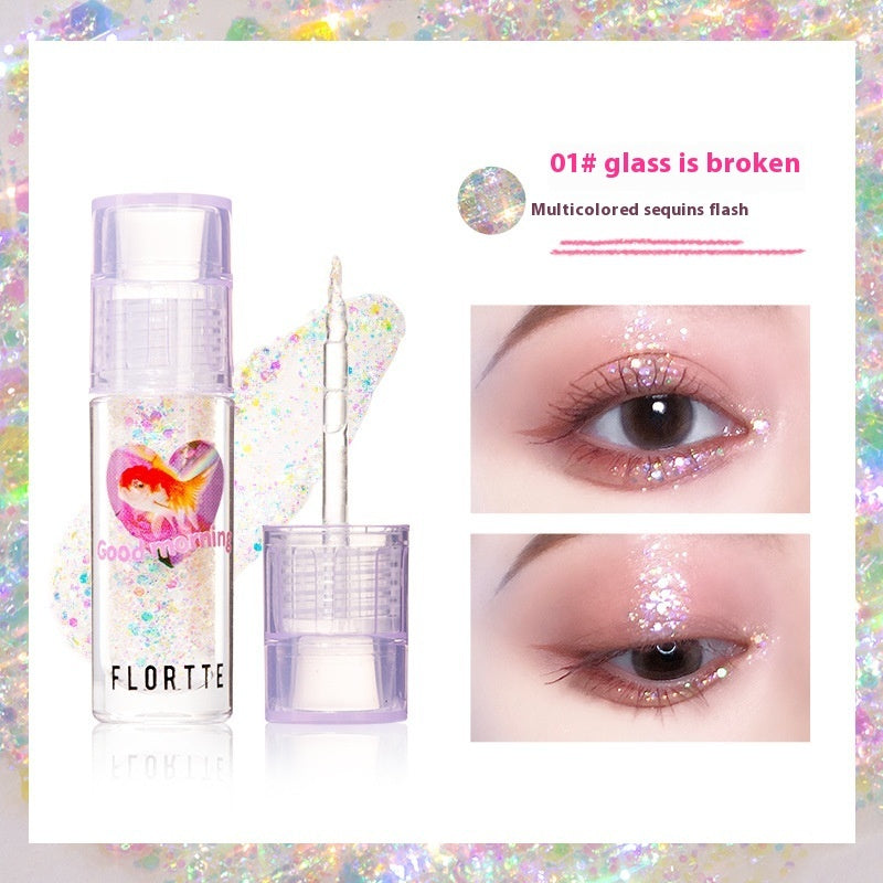 Glänzendes Augen-Schatten-Set