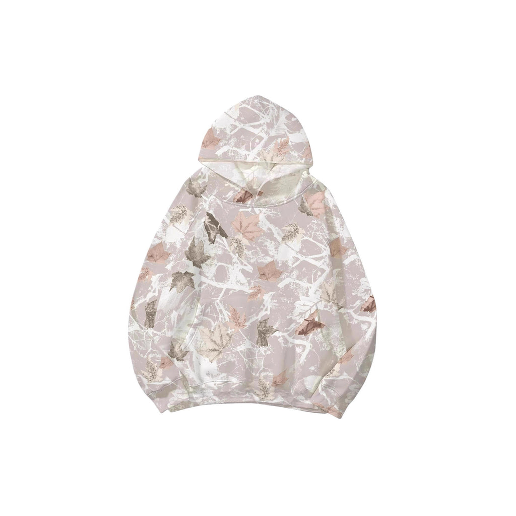 Damen Hoodie mit Ahornblatt-Camouflage-Print