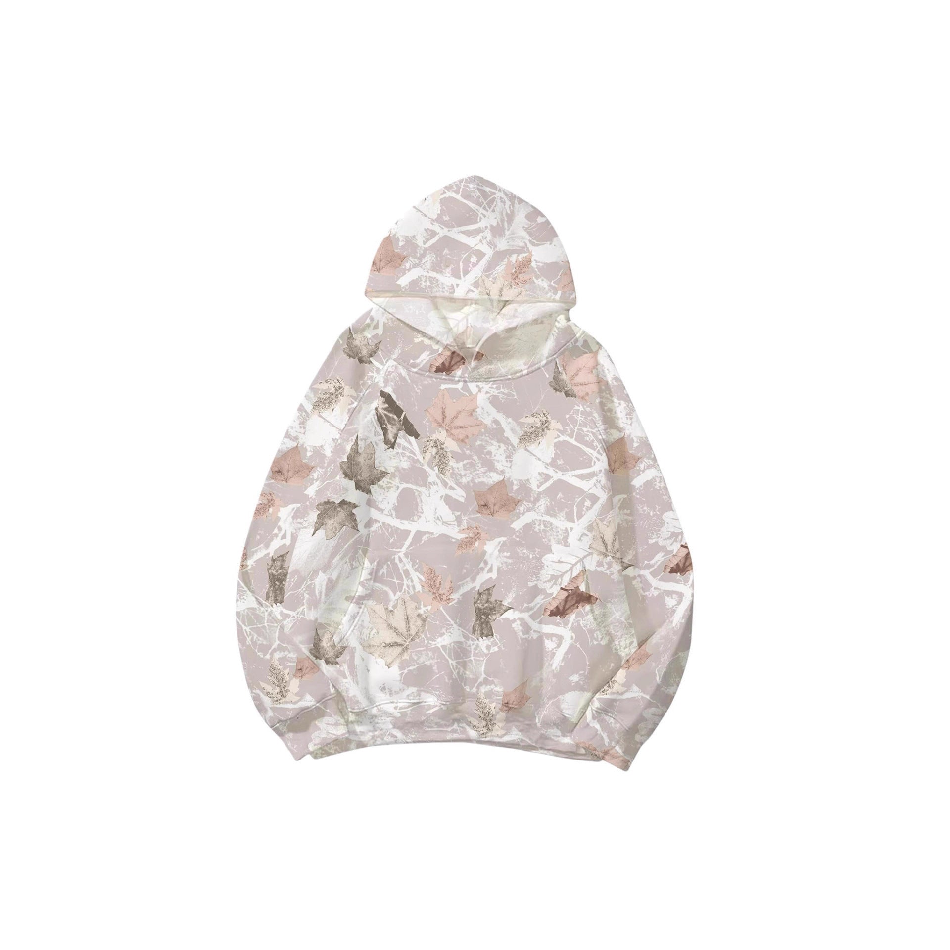 Damen Hoodie mit Ahornblatt-Camouflage-Print