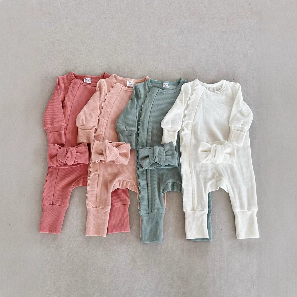 Baby Langarm-Jumpsuit für Frühling und Herbst – Bild 9 | LuxeStyle