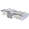 Flared Butterfly Pillow Ice Silk – Silver Snow Gray