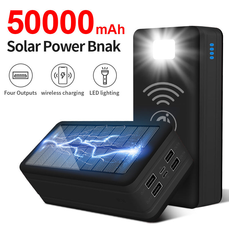Grosse Kapazität Portable Powerbank mit Solar