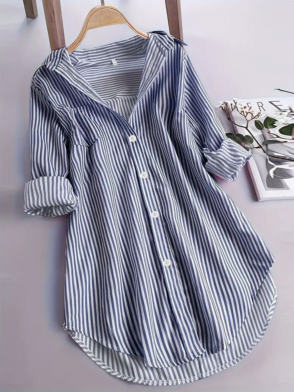 Klassisches Langarmshirt mit Streifen