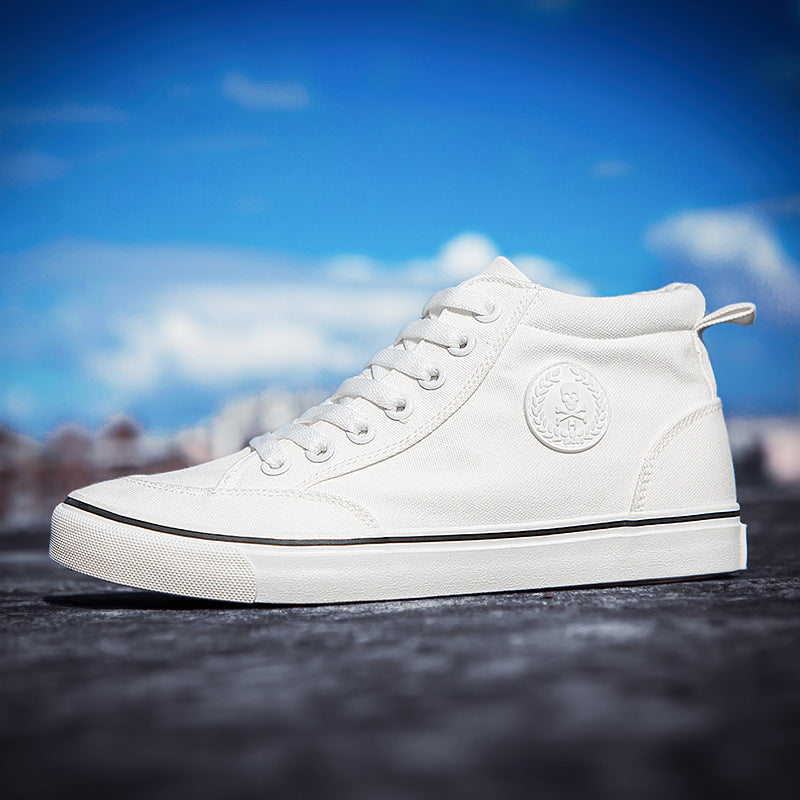 Freizeitschuhe High-Top Stoff – Bild 8 | LuxeStyle
