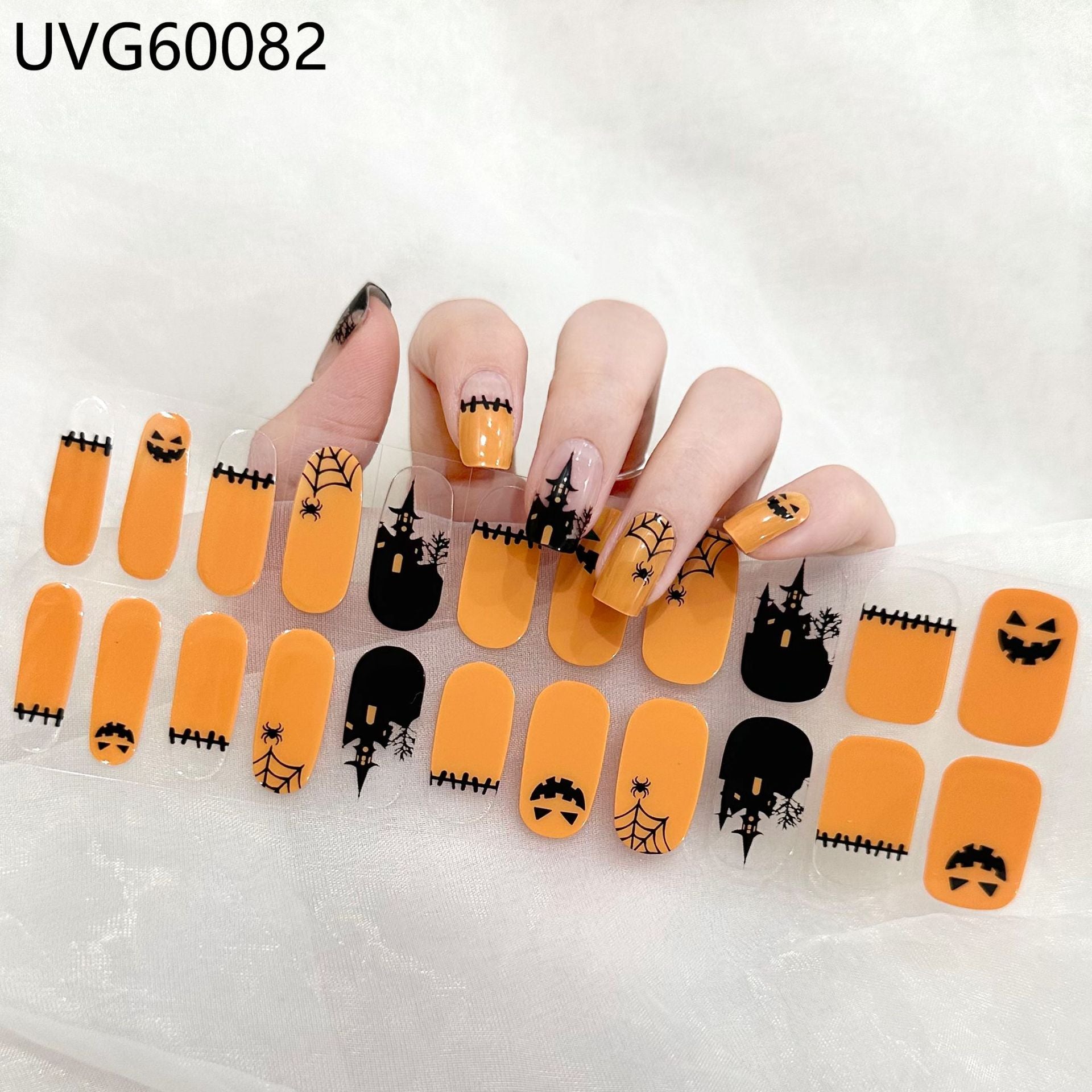 UV Gel Nagelsticker Semi-Cured