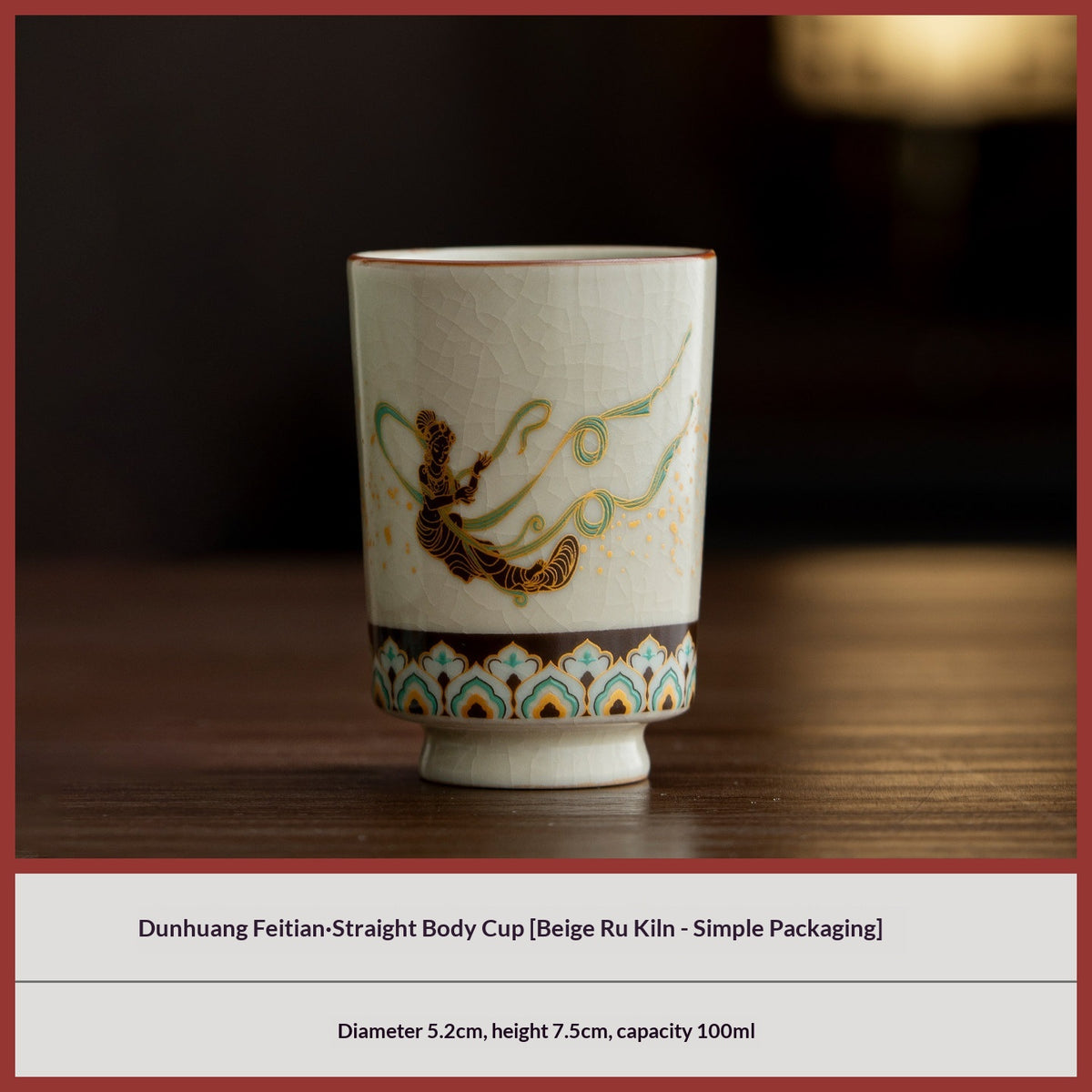 Keramiktasse Dunhuang Fliegende Apsaras – Bild 4 | LuxeStyle