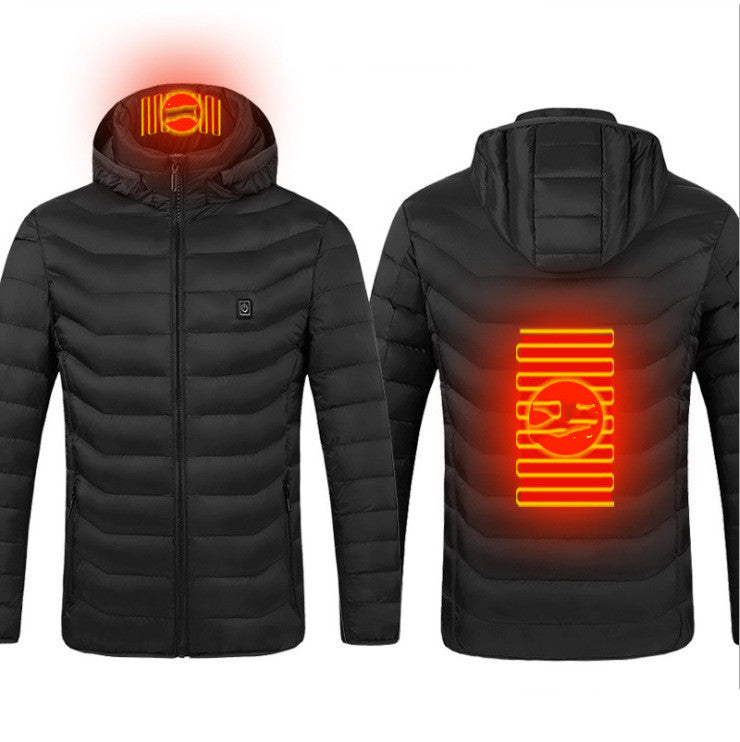 Heizjacke mit USB-Anschluss