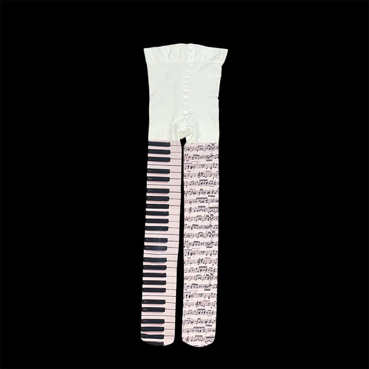 Overknee-Socken mit doppelseitigem Print