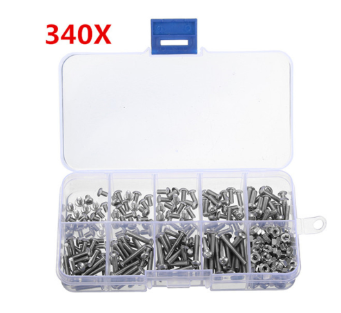 Edelstahl-Sechskant-Schrauben-Set mit Muttern – Bild 3 | LuxeStyle