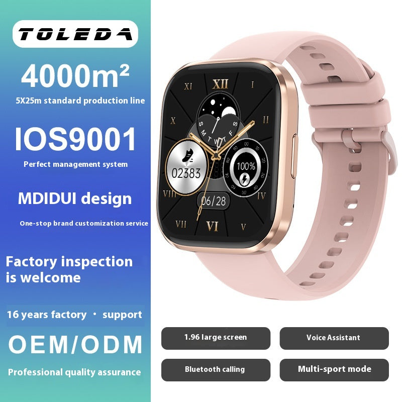Smartwatch mit Bluetooth-Anrufen & Gesundheits-Tracking – Ansicht 7