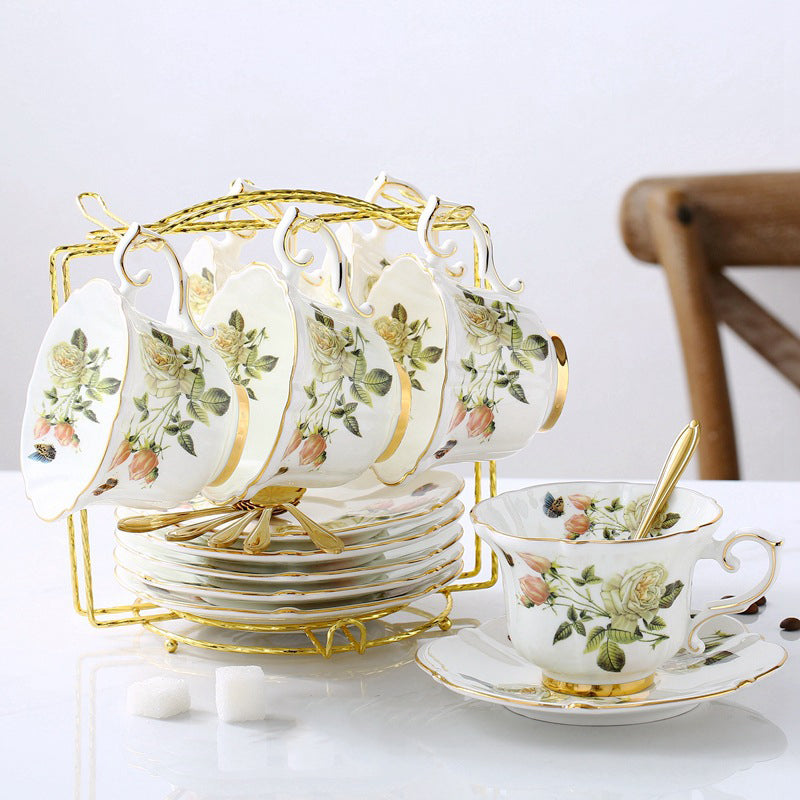 Bone China Tassenset «European» – Bild 3 | LuxeStyle